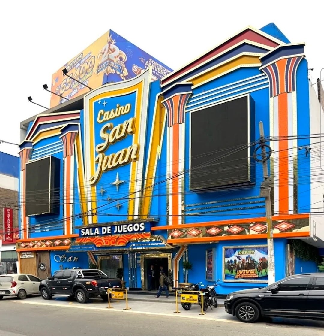 Exterior view of Casino San Juan I in Lima