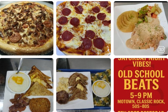 Ten Spot Restobar food – pizza, breakfast plates and comfort food