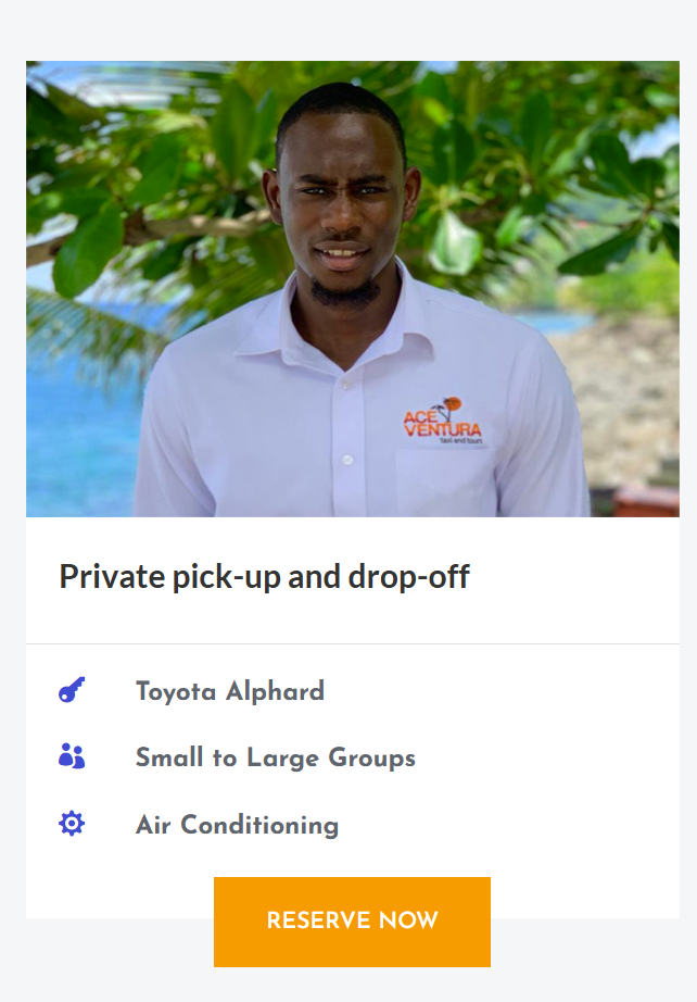 Ace Ventura Grenada private tour experience