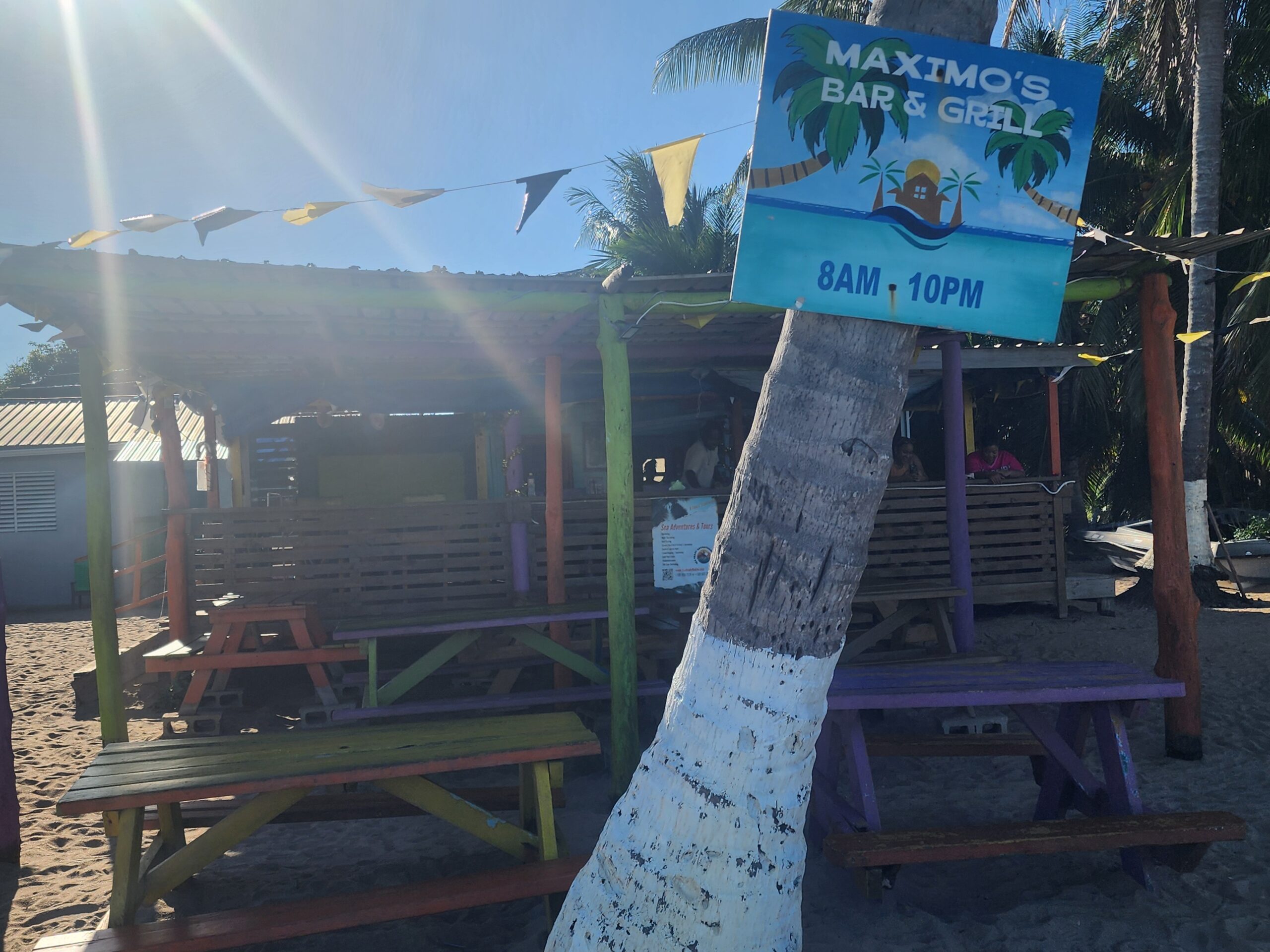 Relaxed dining atmosphere at Maximo’s Bar & Grill, Hopkins