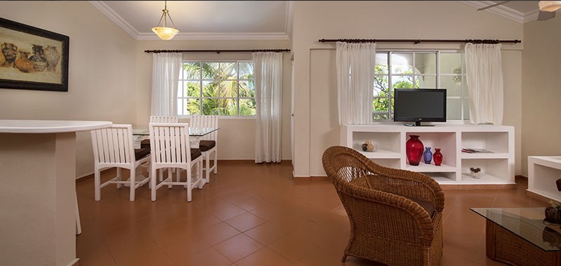 The Residence Suites – Puerto Plata common living area