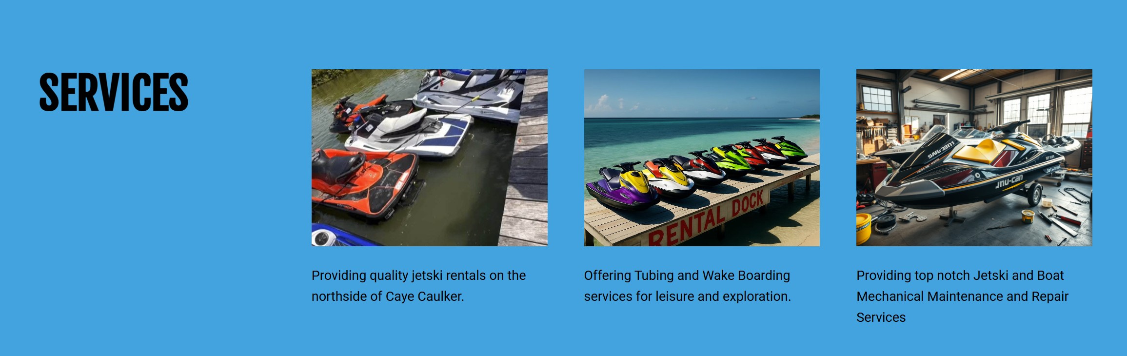 Jet Ski Caye Caulker Adventure - services
