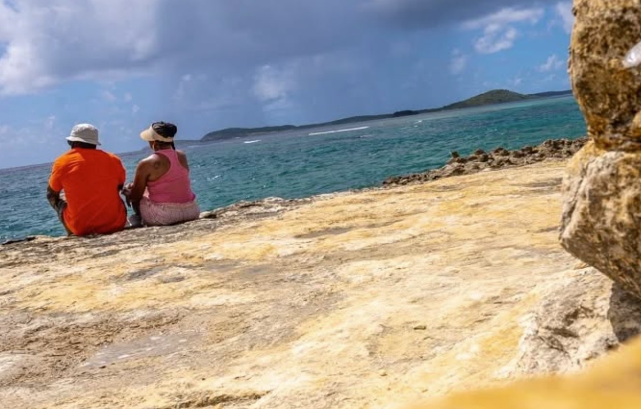 Barbados coastline at golden hour